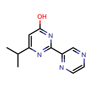 6-isopropyl-2-(pyrazin-2-yl)pyrimidin-4-ol