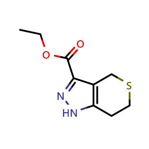 ethyl 1,4,6,7-tetrahydrothiopyrano[4,3-c]pyrazole-3-carboxylate