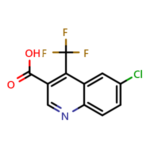 6-chloro-4-(trifluoromethyl)quinoline-3-carboxylic acid