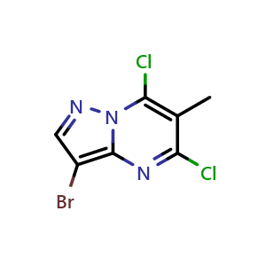 3-bromo-5,7-dichloro-6-methylpyrazolo[1,5-a]pyrimidine
