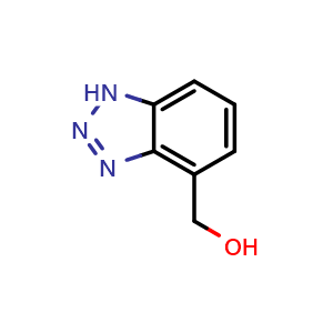 Chemical structure of (1H-benzo[d][1,2,3]triazol-4-yl)methanol , CAS 935758-13-7, AChemBlock U131388