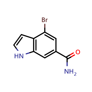 4-bromo-1H-indole-6-carboxamide