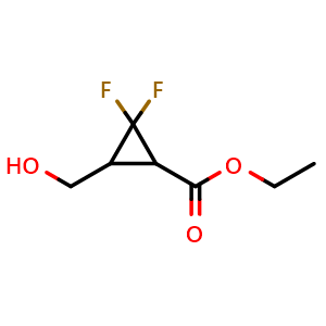 ethyl 2,2-difluoro-3-(hydroxymethyl)cyclopropane-1-carboxylate