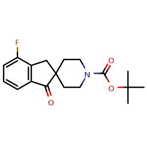 tert-butyl 4-fluoro-1-oxo-1,3-dihydrospiro[indene-2,4'-piperidine]-1'-carboxylate