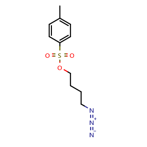 Chemical structure of 4-azidobutyl 4-methylbenzenesulfonate , CAS 389131-94-6, AChemBlock U131516