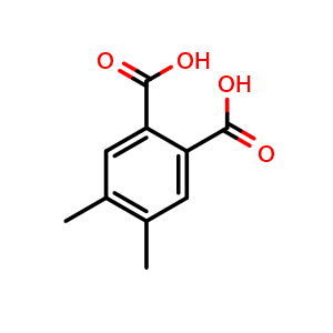 Chemical structure of 4,5-dimethylphthalic acid , CAS 5680-10-4, AChemBlock U131522