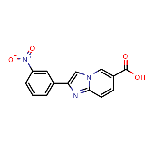 2-(3-nitrophenyl)imidazo[1,2-a]pyridine-6-carboxylic acid