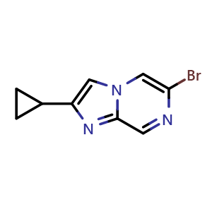 6-bromo-2-cyclopropylimidazo[1,2-a]pyrazine