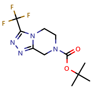 tert-butyl 3-(trifluoromethyl)-5,6-dihydro-[1,2,4]triazolo[4,3-a]pyrazine-7(8H)-carboxylate