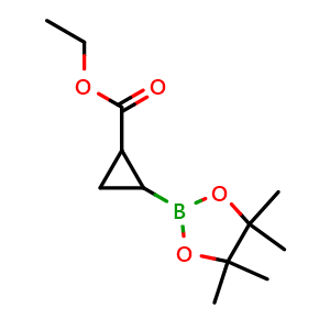 Ethyl 2-(4,4,5,5-tetramethyl-1,3,2-dioxaborolan-2-yl)cyclopropanecarboxylate