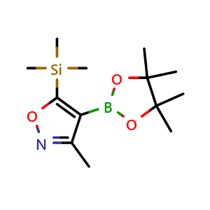 3-Methyl-4-(tetramethyl-1,3,2-dioxaborolan-2-yl)-5-(trimethylsilyl)-1,2-oxazole