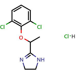 Chemical structure of Lofexidine hydrochloride , CAS 21498-08-8, AChemBlock U131657