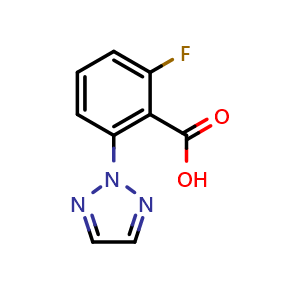 2-fluoro-6-(2H-1,2,3-triazol-2-yl)benzoic acid