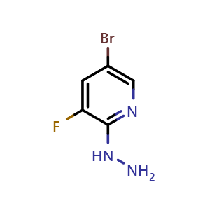 5-bromo-3-fluoro-2-hydrazinylpyridine