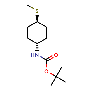 tert-butyl trans-4-(methylthio)cyclohexylcarbamate