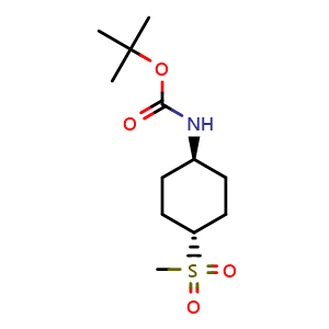 tert-butyl trans-4-(methylsulfonyl)cyclohexylcarbamate