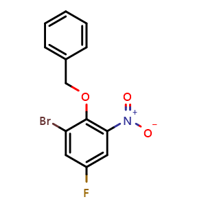 2-(benzyloxy)-1-bromo-5-fluoro-3-nitrobenzene