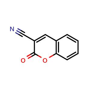 Chemical structure of 3-Cyanocoumarin , CAS 15119-34-3, AChemBlock U131853