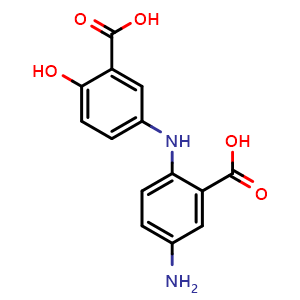 2-Hydroxy-5-Amino-N-(2-carboxy-4-aminophenyl)benzoic Acid