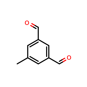 Chemical structure of 5-methylbenzene-1,3-dialdehyde , CAS 1805-67-0, AChemBlock U131898