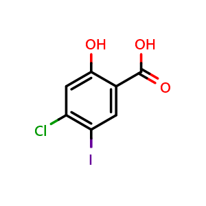 4-chloro-2-hydroxy-5-iodobenzoic acid