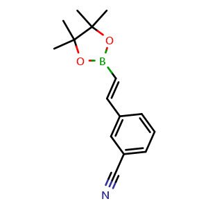 (E)-3-(2-(4,4,5,5-tetramethyl-1,3,2-dioxaborolan-2-yl)vinyl)benzonitrile
