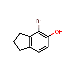 4-bromo-2,3-dihydro-1H-inden-5-ol