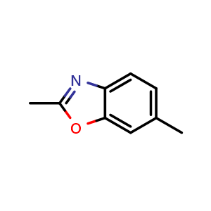 Chemical structure of 2,6-dimethylbenzo[d]oxazole , CAS 53012-61-6, AChemBlock U132074
