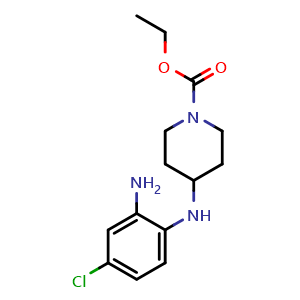 ethyl 4-(2-amino-4-chlorophenylamino)piperidine-1-carboxylate