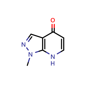 1-Methyl-1H,4H,7H-pyrazolo[3,4-b]pyridin-4-one