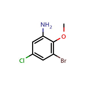 3-Bromo-5-chloro-2-methoxyaniline