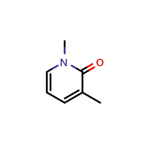 Chemical structure of 1,3-dimethylpyridin-2(1H)-one , CAS 6456-92-4, AChemBlock U132118