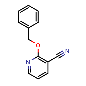 Chemical structure of 2-(benzyloxy)pyridine-3-carbonitrile , CAS 75424-68-9, AChemBlock U132139
