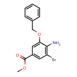 methyl 4-amino-3-(benzyloxy)-5-bromobenzoate