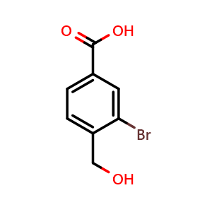 3-bromo-4-(hydroxymethyl)benzoic acid
