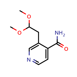 3-(2,2-dimethoxyethyl)pyridine-4-carboxamide