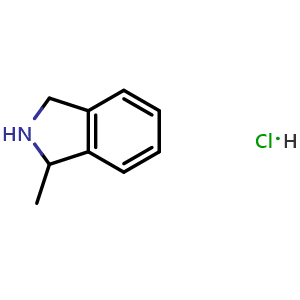 Chemical structure of 1-methylisoindoline hydrochloride , CAS 1461706-27-3, AChemBlock U132258