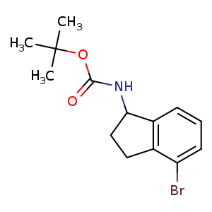 tert-butyl 4-bromo-2,3-dihydro-1H-inden-1-ylcarbamate