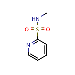 Chemical structure of Pyridine-2-sulfonic acid methylamide , CAS 66715-66-0, AChemBlock U132341