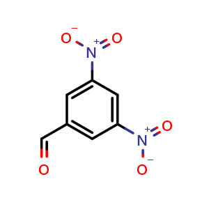 Chemical structure of 3,5-Dinitrobenzaldehyde , CAS 14193-18-1, AChemBlock U132360
