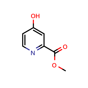 Chemical structure of Methyl 4-hydroxypicolinate , CAS 473269-77-1, AChemBlock U132370