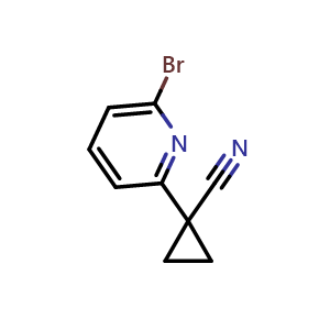 1-(6-bromo-2-pyridyl)cyclopropanecarbonitrile