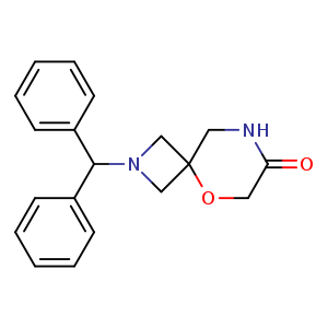 2-benzhydryl-5-oxa-2,8-diazaspiro[3.5]nonan-7-one