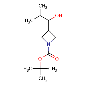 tert-butyl 3-(1-hydroxy-2-methyl-propyl)azetidine-1-carboxylate