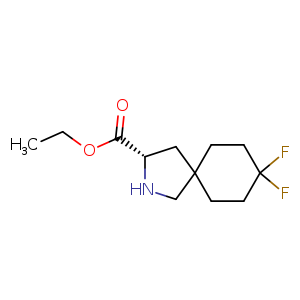 ethyl (3S)-8,8-difluoro-2-azaspiro[4.5]decane-3-carboxylate