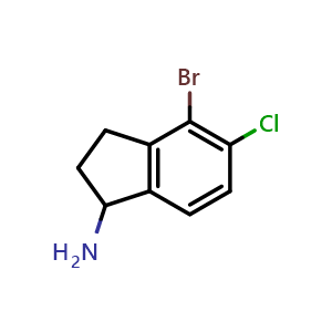 4-bromo-5-chloro-indan-1-amine