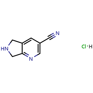 6,7-dihydro-5H-pyrrolo[3,4-b]pyridine-3-carbonitrile hydrochloride
