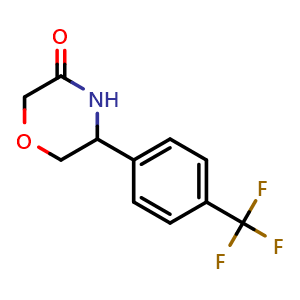 5-[4-(trifluoromethyl)phenyl]morpholin-3-one