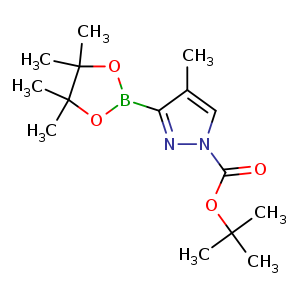 tert-butyl 4-methyl-3-(4,4,5,5-tetramethyl-1,3,2-dioxaborolan-2-yl)pyrazole-1-carboxylate