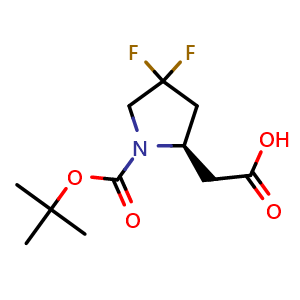 2-[(2R)-1-tert-butoxycarbonyl-4,4-difluoro-pyrrolidin-2-yl]acetic acid